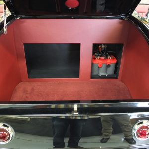 custom battery storage compartment car restoration